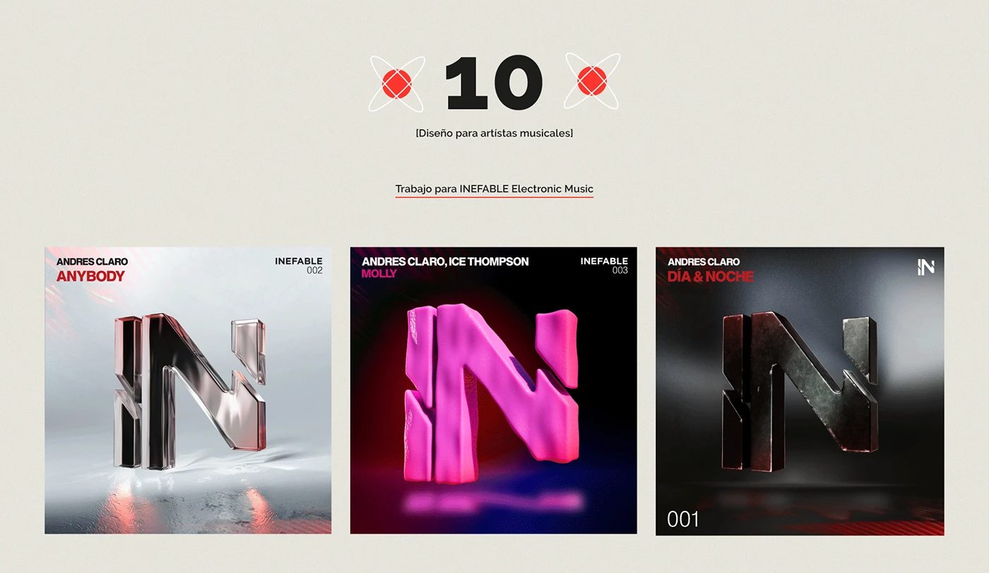 Diseño para artistas musicales